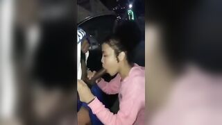 Black Girl Blowjob: BJ in the Parking lot #2