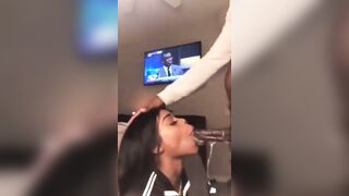 Black Girl Blowjob: Nice and sloppy #2