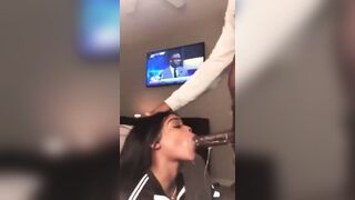 Black Girl Blowjob: Nice and sloppy #3