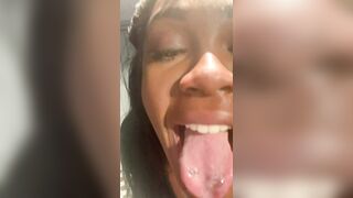 Black Girl Blowjob: White cock tastes so good #4