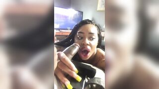 Black Girl Blowjob: bimbo #5
