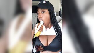 Black Girl Blowjob: Watermelons and bananas #1