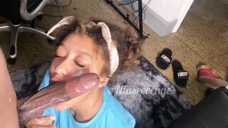 Black Girl Blowjob: Suck his dick or someone else will #4