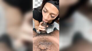 Black Girl Blowjob: Easy Deepthroat #3