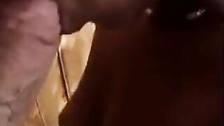Black Girl Blowjob: Beautiful Black Girl Gives Head To A Lucky White Dude #5
