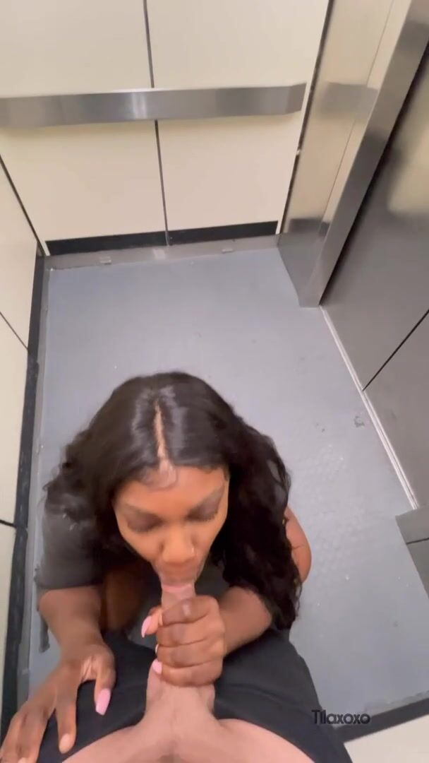 While we go down on the elevator, I go down on you.