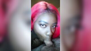 Black Girl Blowjob: up arrow if you’d fill my holes #2