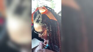 Black Girl Blowjob: Gave the Uber driver a tip ;) #2