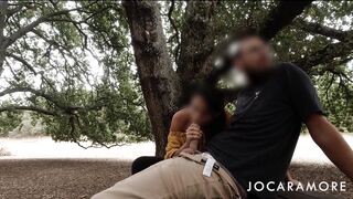 BlowJob: Blowjob in the public park. Lucky for us it wasn't busy... #3