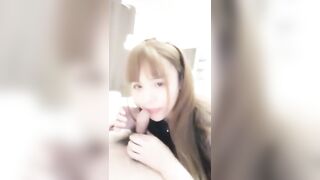 BlowJob: KOREAN GIRL LIKES DICK AND SHE SUCKS IT #2