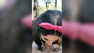 BlowJob: Hiding into the forest to play ;) #3