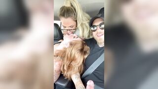 BlowJob: none of us could wait till we were out of the car #1