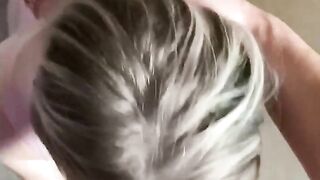 Blowjob Titties: Blondie going balls deep #4