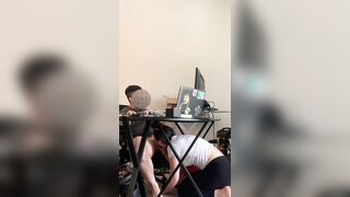 Casual Blowjob: Pleasing my man while he’s on a work call♥️ #4