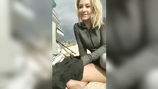 Quick taste on a beach