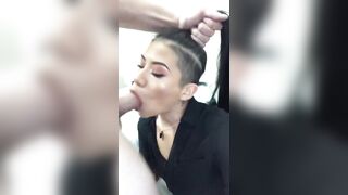 Latina Gets Face Fucked