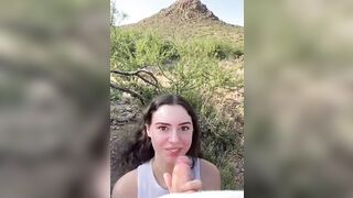 Elite Blowjob: College Cutie on a Hike #2