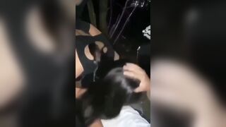 Blowjob with Suction: Amateur Babes Blowjob Brunette Busty FFM Outdoor Sucking Threesome #5