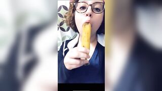 Deepthroat: I’m a big fan of bananas haha #2