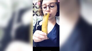 Deepthroat: I’m a big fan of bananas haha #3