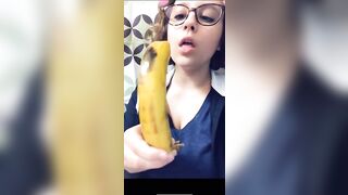 Deepthroat: I’m a big fan of bananas haha #4