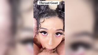 Deepthroat: I think I would look cute with your cock shoved down my throat #5