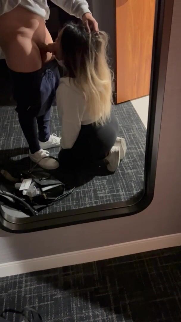 Being a good girl and getting down on my knees ????????