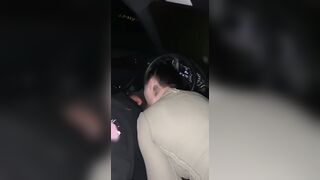 Deepthroat: Making him watch from the backseat #3