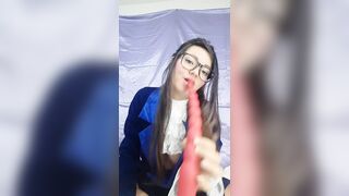 Deepthroat: Happy Halloween! 12 inch's down my throat. #2