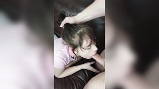 Deepthroat: Getting my little Teenage Face used like a good girl #4