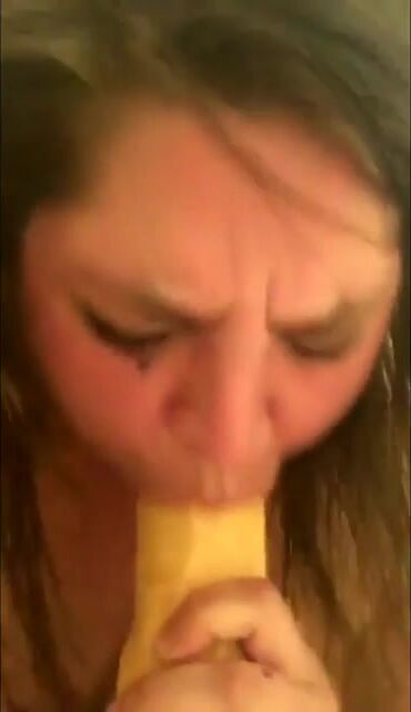 You know you wanna watch me cry gagging on a huge cock :)