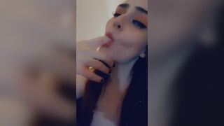 Mouth Void Sloppy: Drooling on my fingers???? #4