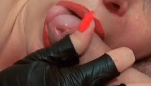 Treating his penis like royalty
