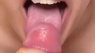 Frenulum and Glans: Playful, sensual, artistic, close-up blowjob #2