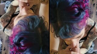 Throating Balls Deep: Which angle looks better? #3