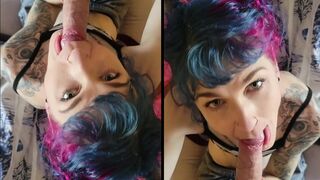 Throating Balls Deep: Which angle looks better? #4