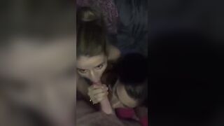 Throat Barrier: Blonde can't get past the barrier, but the brunette breaks through with ease. #4