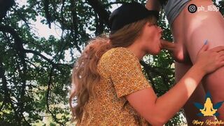 Throbbing Cumshots: Oh. He Cum right in the Throat. Outdoor Pulsating CIM #3