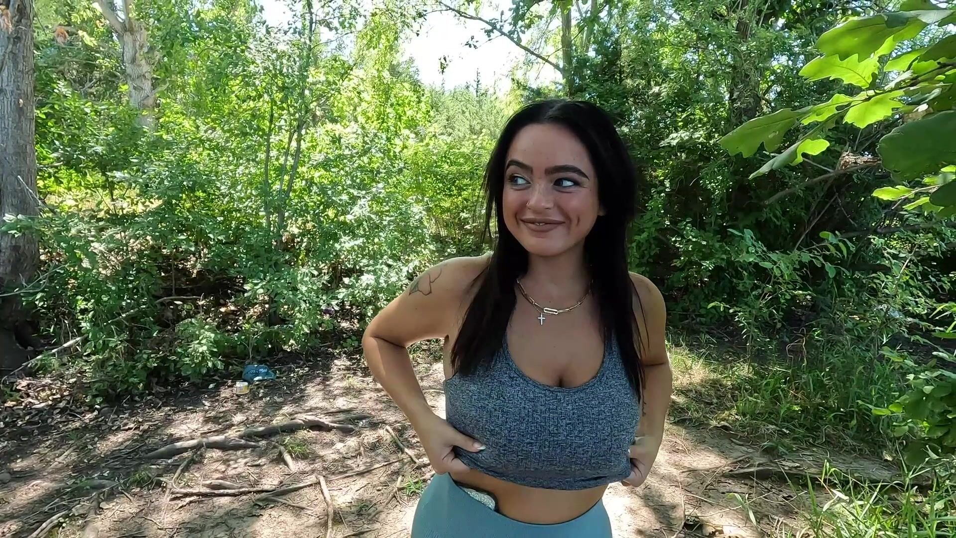 from flashing to cum all over my face!