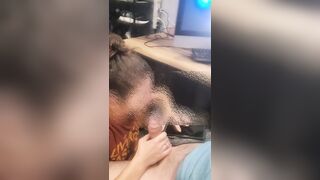BlowJob: If I put my hair up, some magic will happen. #3