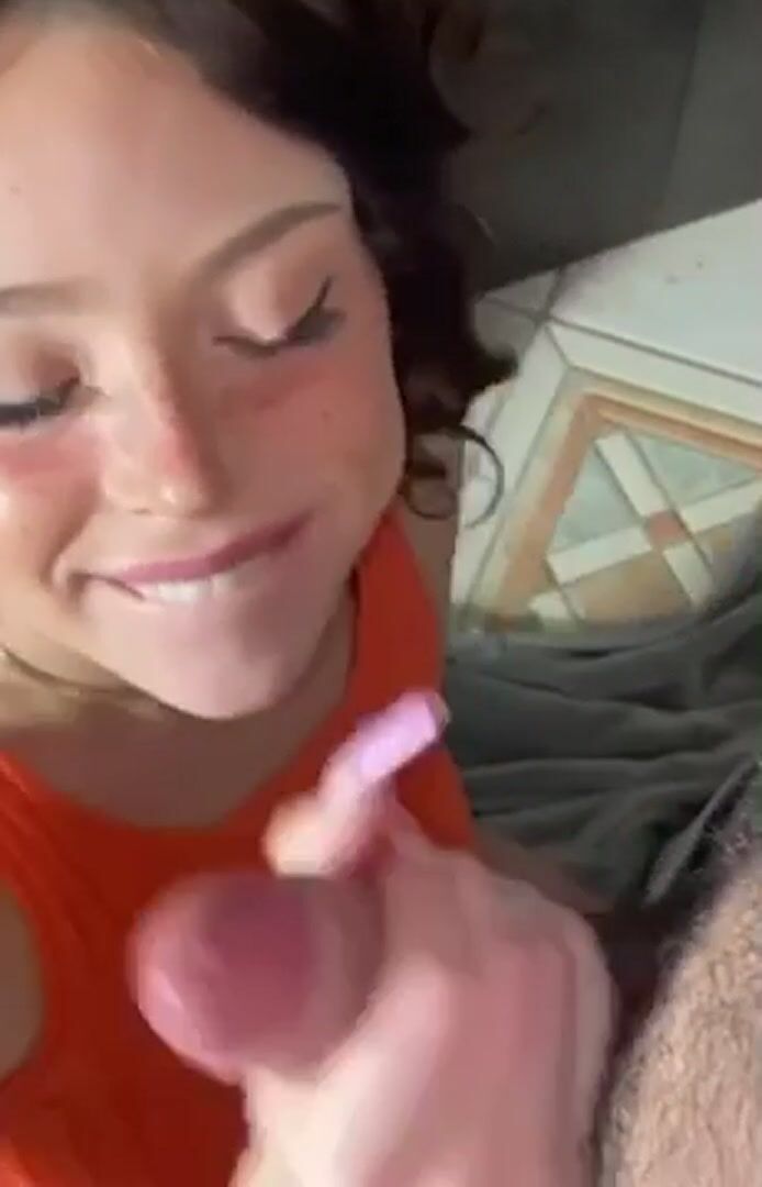 Freckled blowjob