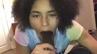Ebony Throat: Sexy eater #2