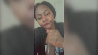 Ebony Throat: Chubby girls suck better???????? #4