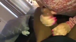 Blowjob and handjob at the same damn time! #WorkIt