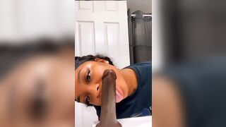 Ebony Throat: Want some real cock rn,I really wanna get nasty with ya #2