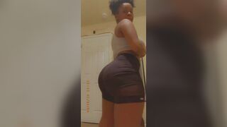 Ebony Throat: Extra large booty ???? #3