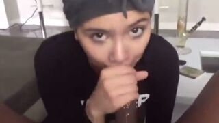 Ebony Throat: Aaliyah Hadid the throat goat ???????? #2