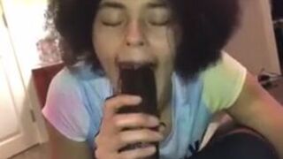 Ebony Throat: Dick so unreal???? #3