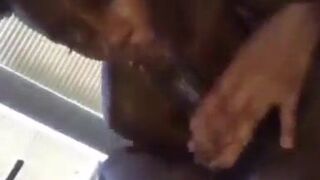 Ebony Throat: deepthroating thot #2