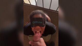 Ebony Throat: Thick ass taking cumshot ???????? #3